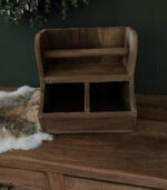 Gruttersbak - Keukenrolhouder - 2 vakken - Teakhout - Bild 2