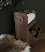 Gruttersbak - Keukenrolhouder - 2 vakken - Teakhout - Bild 3