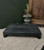 Houten Plateautje - Black Washed - 30cm