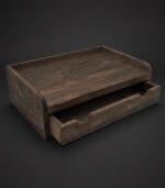houten koffie plateau met lade - zozowonen.nl
