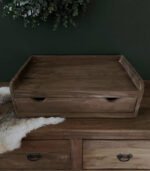 Houten Plateau met Lade - Teakhout - Afbeelding 3