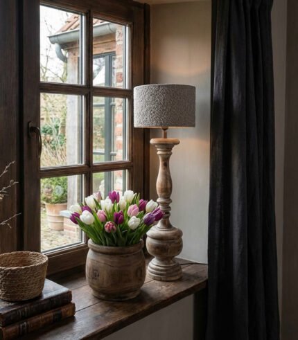 houten schemerlamp landelijk - zozowonen.nl