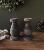 Houten Kandelaar - 20cm - Afbeelding 2