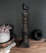 Landelijke Schemerlamp - Incl. Lampenkap - 59cm - Afbeelding 2