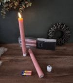 Diner Ledkaarsen - Oud rose - 25cm - Afbeelding 2