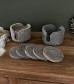 houten onderzetters in houder - zozowonen.nl