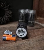 Ledkaarsen op Batterijen - Zwart- 8cm - Afbeelding 2