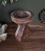 Houten Graan Kandelaar - 20cm - Afbeelding 2