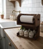 houten keukenrolhouder - zozowonen.nl