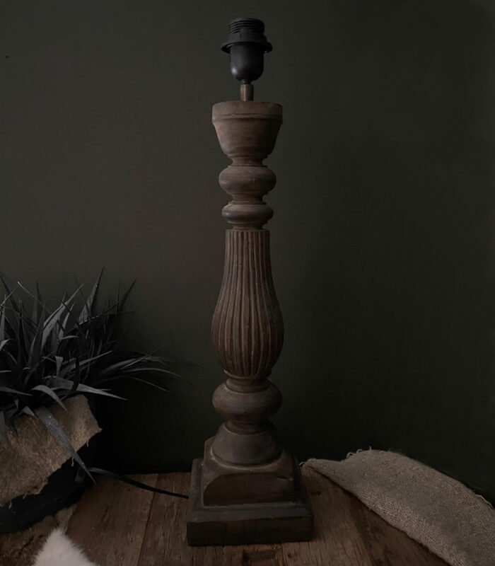 houten lampenvoet - zozowonen.nl