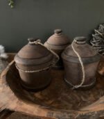 Houten Pot met Deksel - 12cm - Afbeelding 3