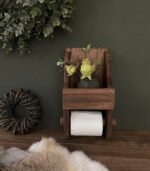 houten wc rolhouder - zozowonen.nl