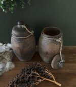 houten pot met deksel - zozowonen.nl