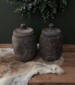 Houten Pot met Deksel - 23cm - Bild 3