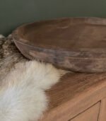 Houten Schaal - Rond - Teakhout - 40cm - Afbeelding 3