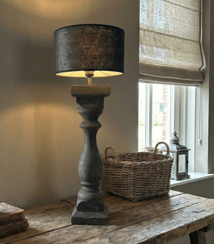 houten lampenvoet landelijk - zozowonen.nl