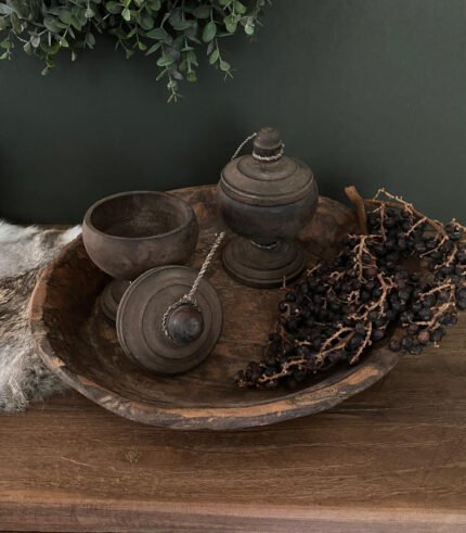 houten pot met deksel - zozowonen.nl