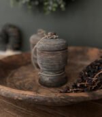 Houten Pot met Deksel - 12cm - Afbeelding 3