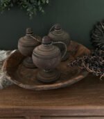 Houten Pot met Deksel - 15cm - Afbeelding 2