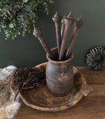 Houten Spindel 35cm - Donkerbuin - Bild 3