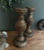 Houten Kandelaar - 30cm - Afbeelding 3