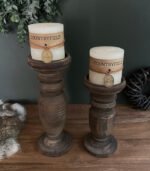 kandelaars hout - zozowonen.nl