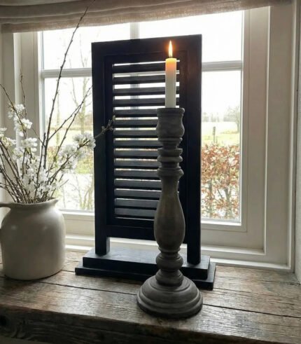 houten kandelaar - zozowonen.nl
