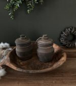 Houten Pot met Deksel - 14cm - Afbeelding 3