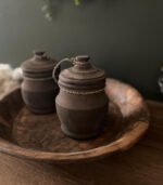 Houten Pot met Deksel - 14cm - Afbeelding 2