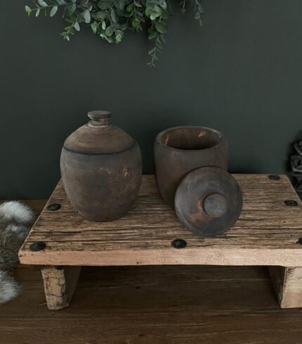 houten potje met deksel - zozowonen.nl