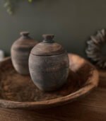 Houten Pot met Deksel - 14cm - Afbeelding 3