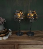 Tafellamp Metaal Op Batterijen - 35cm - Afbeelding 2