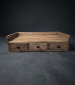 houten plateau met 3 lades - zozowonen.nl