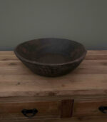 Authentieke Houten Schaal - Rond - 34cm