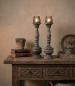 houten kandelaar landelijk - zozowonen.nl