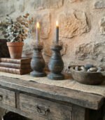 houten kandelaar landelijk - zozowonen.nl