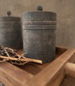 Houten Pot met Deksel - 20cm - Afbeelding 3