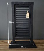 louvre luik op voet zwart - zozowonen.nl