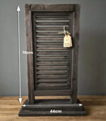 Louvre luik op Voet - 70cm - Bruin - Bild 2