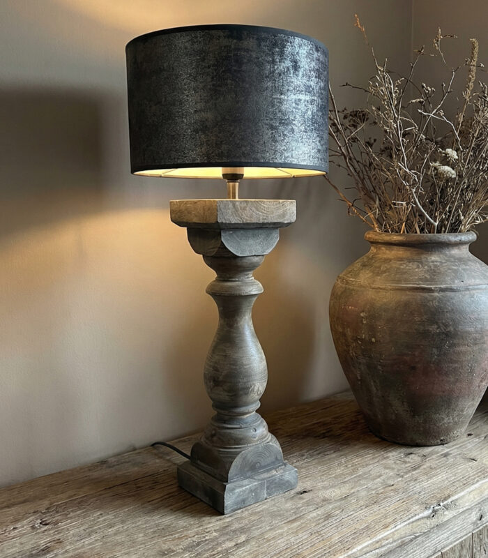 houten lampenvoet landelijk - zozowonen.nl