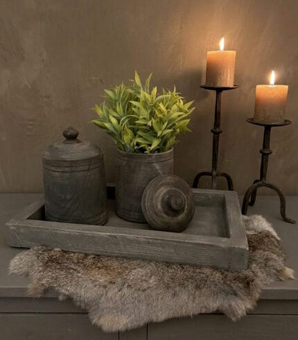 houten pot decoratief - zozowonen.nl