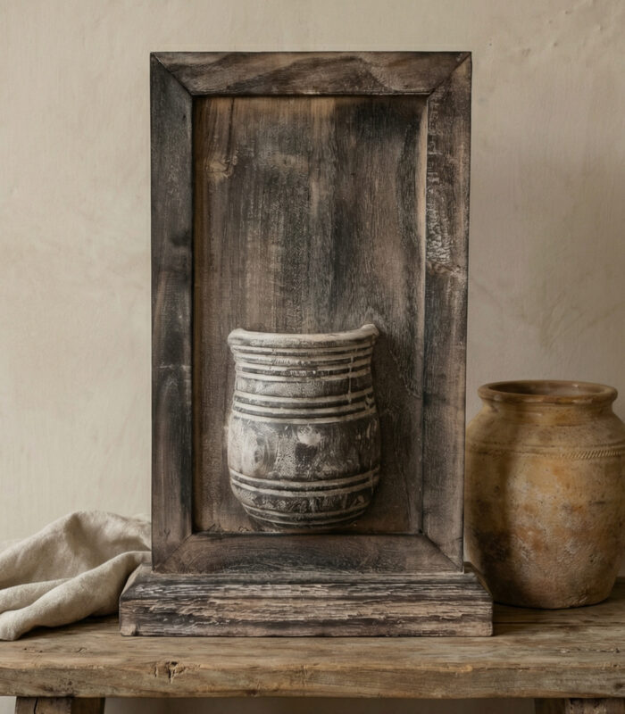 landelijke decorpaneel op voet - zozowonen.nl