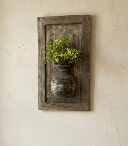 wand decoratie paneel met kruik - zozowonen.nl