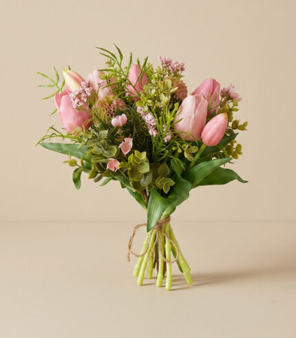 gemengd tulpen boeket kunstbloemen - zozowonen.nl