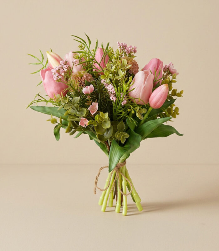 gemengd tulpen boeket kunstbloemen - zozowonen.nl