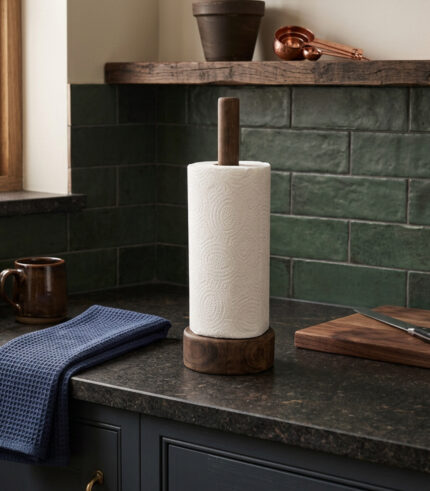 houten keukenrolhouder - zozowonen.nl