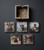 houten onderzetters in houder - zozowonen.nl