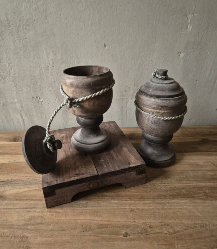 houten pot met deksel - zozowonen.nl