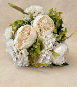 Kunstbloemen - Gemengd Boeket - Wit - Bild 2