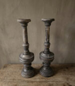 landelijke houten kandelaars - zozowonen.nl